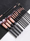 Rose Gold Glam Brush Set - 16pcs