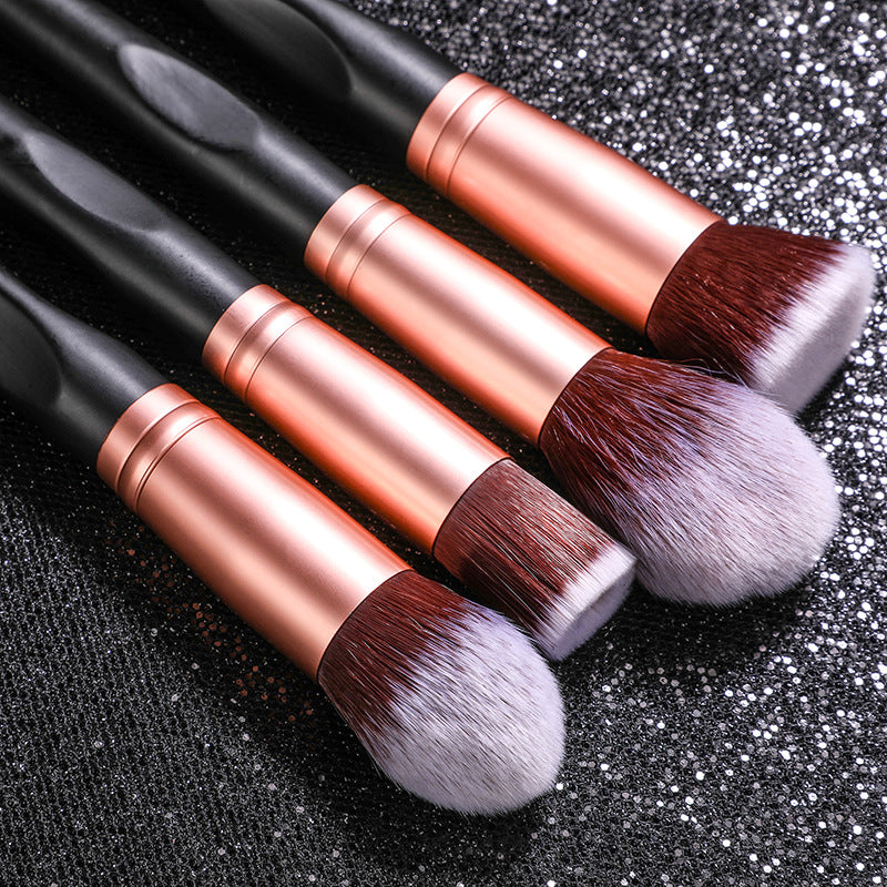 Rose Gold Glam Brush Set - 16pcs