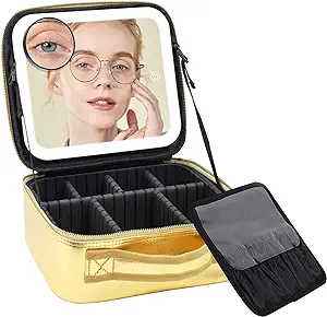 Makeup Bag - Gold