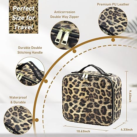 Makeup Bag - Leopard Print