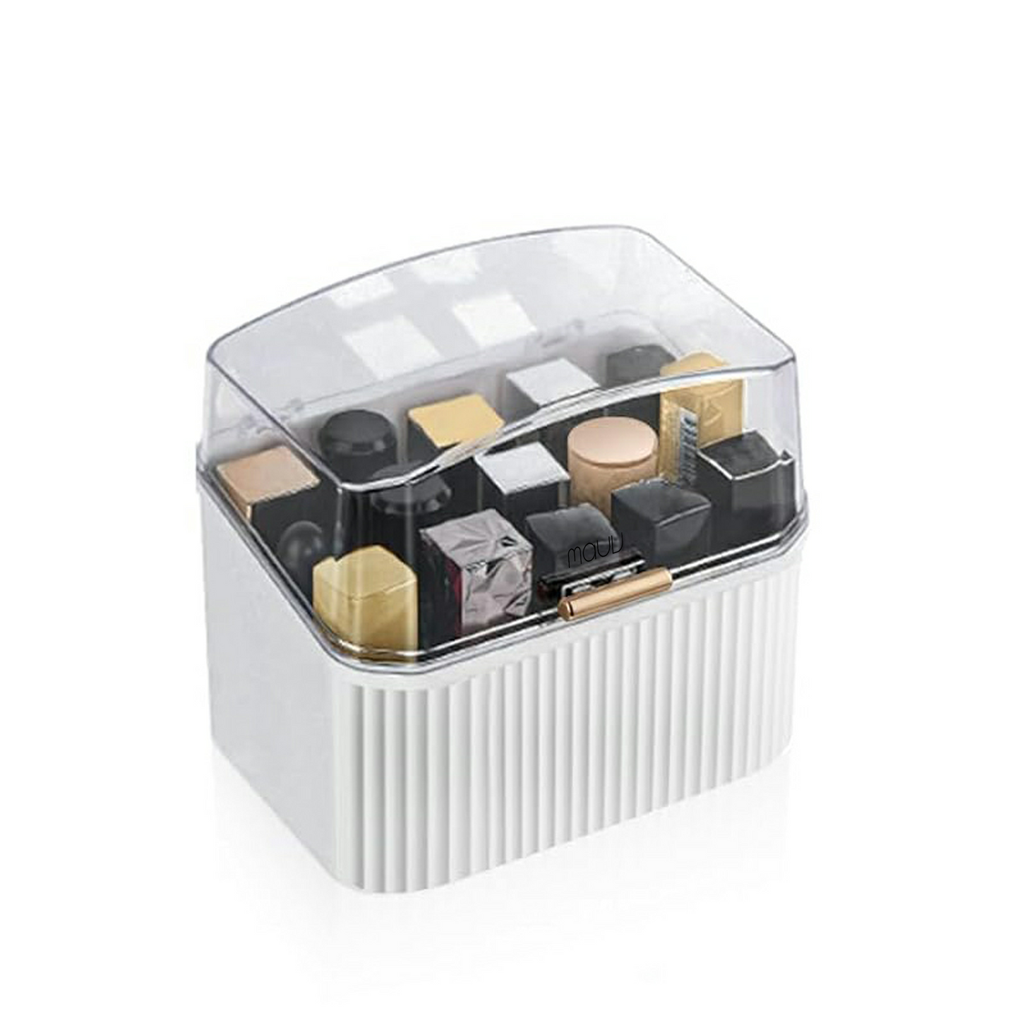 Large Clear Makeup Organizer Set