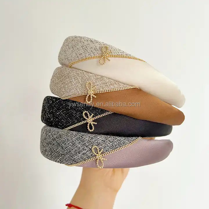 Retro Wide Bow Hair Band