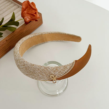 Retro Wide Bow Hair Band